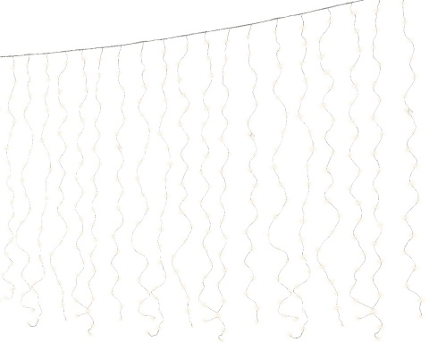 Kurtyna drucik 200x190cm 400LED ciepła timer (496828)