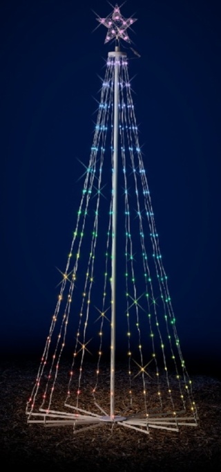 "Tańcząca choinka 3D" 180cm 265 Micro LED (490773)