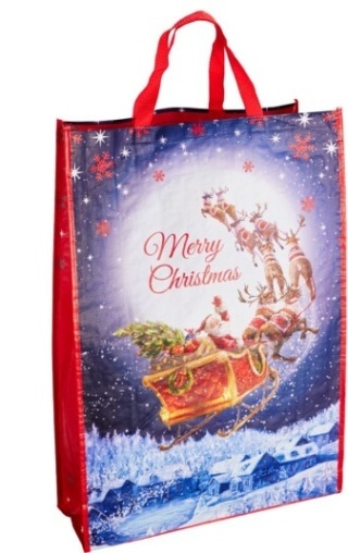 XXL Christmas Bag - Santa with Reindeer (540966)