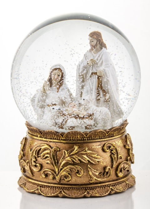 Kula wodna 12cm ze Św.Rodziną (139791)