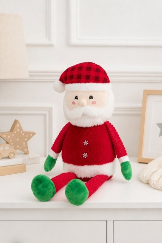 Large plush Santa Claus (65 cm) with dangling legs (545495)