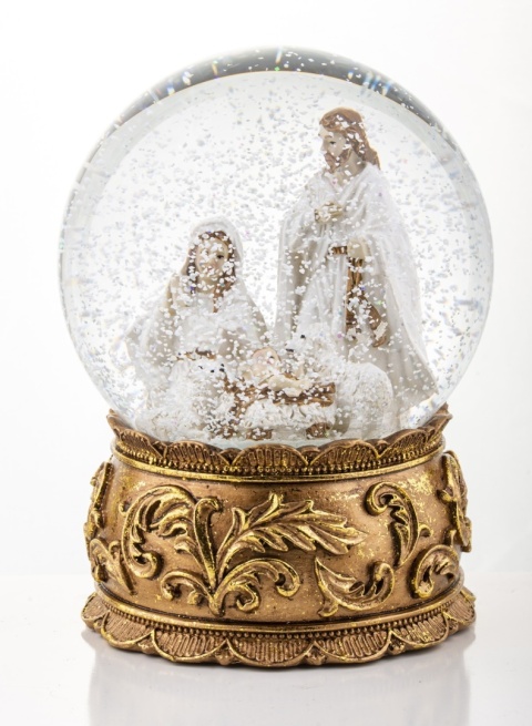 Kula wodna 12cm ze Św.Rodziną (139791)