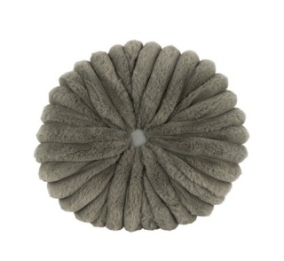 Poduszka okrągła 35cm khaki futerko (518858)