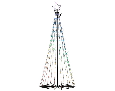 "Płynąca choinka 3D" RGB 180cm 265 LED(490807)