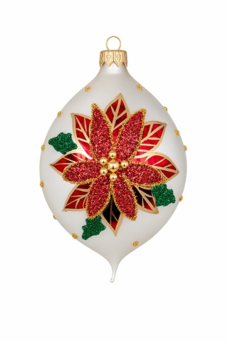Lemon-shaped ornaments with decorative patterns (pack of 6): A Christmas Carol