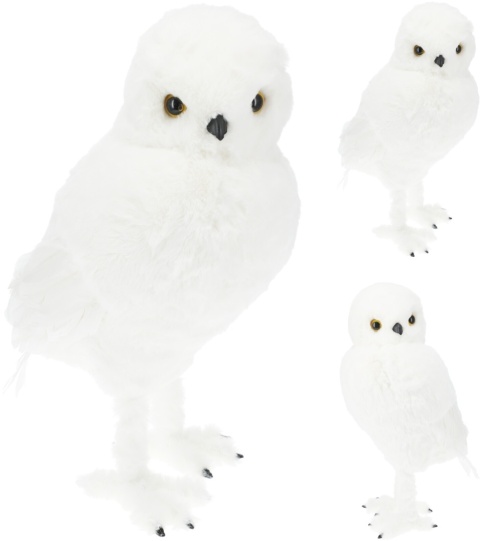 Standing Snowy Owl - Left-Facing (519225)
