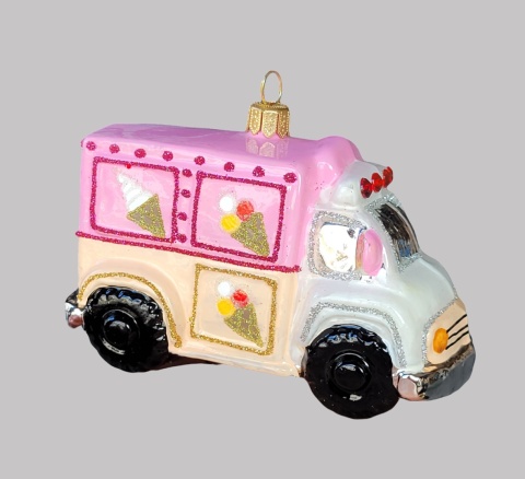 Bombka formowa: Auto z lodami (147)SE
