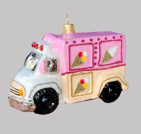 Bombka formowa: Auto z lodami (147)SE