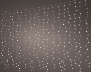 Kurtyna drucik 200x190cm 400LED ciepła timer (496828)