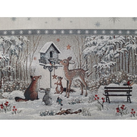 Chenille tapestry tablecloth 140x240cm SARENKA (TX0017-854)