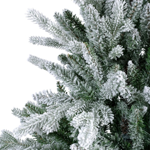 Allison Artificial Flocked Pine Christmas Tree 210cm (689856)