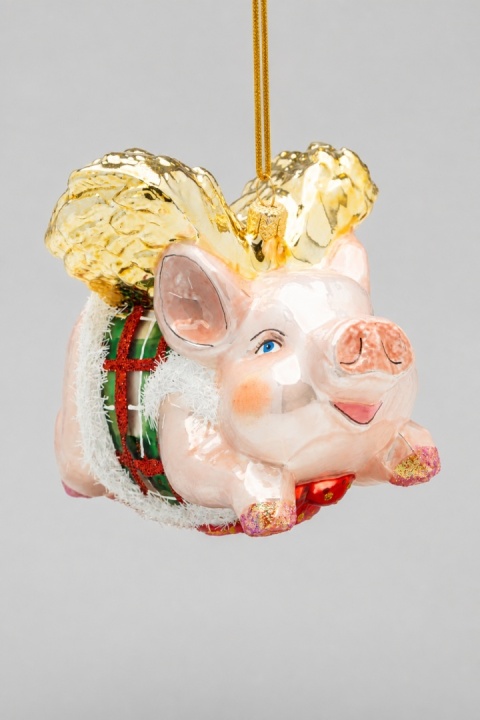 Huras Ornament: Flying Pig (S1058)