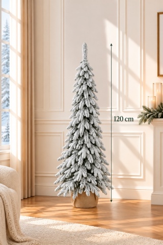 Choinka Everest PE Snow 120cm (DC0251) fi 55cm