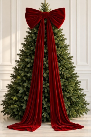 Kokarda burgund welur long MAXI (186396) szer.85x dł.240cm