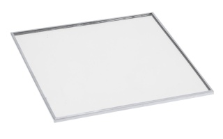 Podstawka lusterkowa kwadratowa 10cm srebrny brzeg (513198)-20%