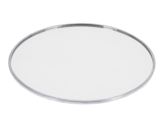Podstawka lusterkowa okrągła fi 10cm srebrny brzeg (513198)-20%