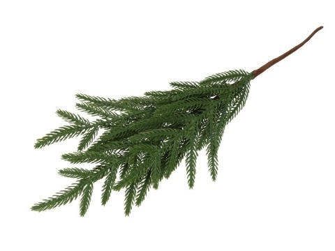 Gałązka choinkowa zielona PE 44cm (CV42819)