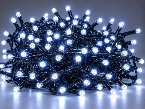 Lampki LED 400L transformator zimne 19,9m dekor. wew/zew (11/15/LED)