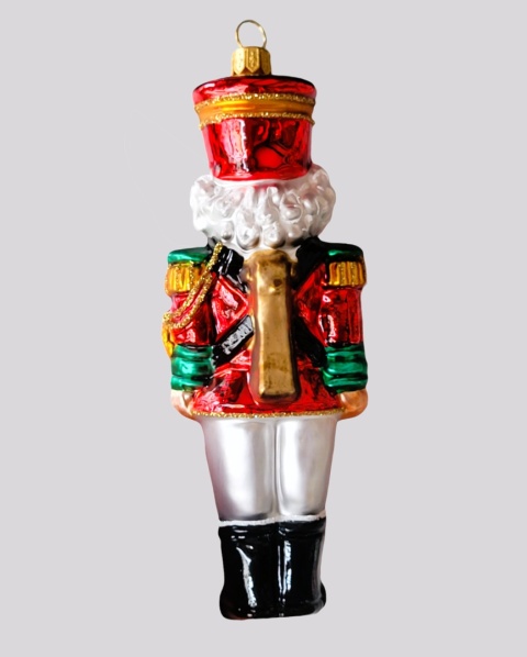 Bombka formowa: Nutcracker czerwony błysk (246) SEW