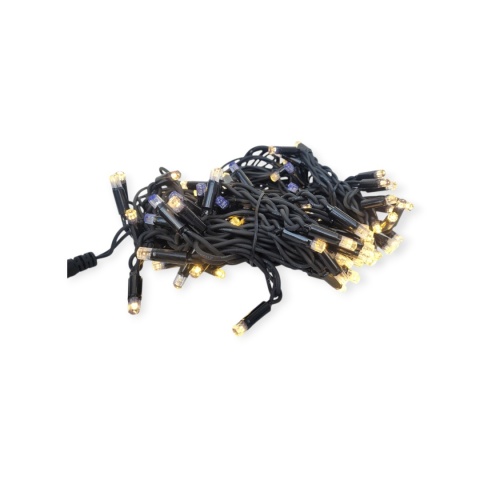 Kurtynka sople LED zewnętrzna gruby kabel 100L+gn białe ciepłe +flash biały zimny (25-338) 4,8m/6W