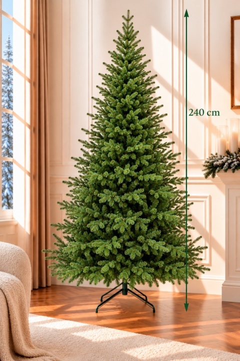 Choinka Aspen Fir PE Green 240cm (DC0168)