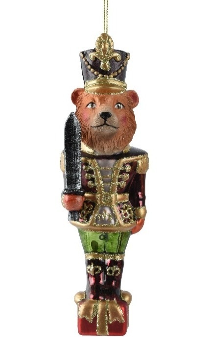 Bombka szklana: Nutcracker lew (129725)