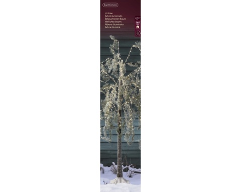 Drzewo 150cm modrzew 360LED ciepły timer wew/zew (491595)