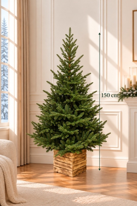 Choinka Mountain Fir PE BOX 150cm (DC0270) fi 100cm
