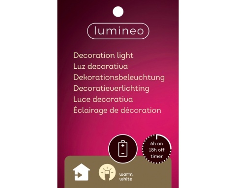Jamnik z kolorowymi lampkami LED poliresin (480885)