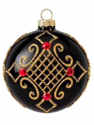 Bombki 80 dekorowane ornament op.6szt.: NOC ORIENTU