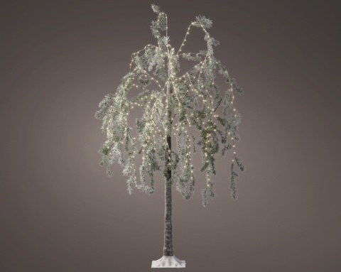 Drzewo 150cm modrzew 360LED ciepły timer wew/zew (491595)