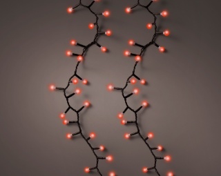 Lampki kuleczki Cherry mini 500LED czerwone dł.11m (495579)