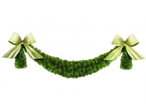 Kokarda plastikowa zewnętrzna złota (15) 40*70*50cm