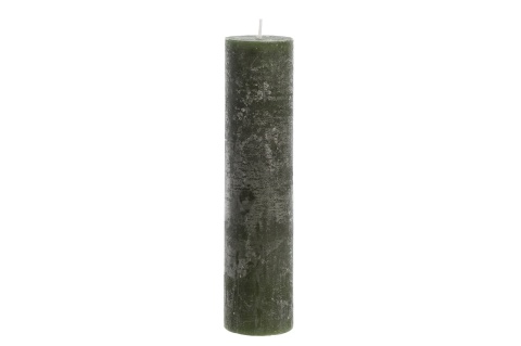 Świeca rustykalna zielona 21cm (SW05152)