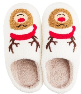 Christmas slippers with reindeer (509522)