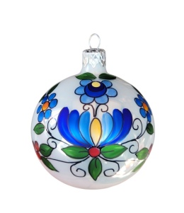 Bombki 120 dekorowane op.4szt LUDOWE (7)