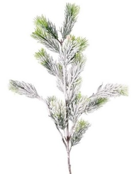 Snow-covered pine branch 70cm (CV37250)