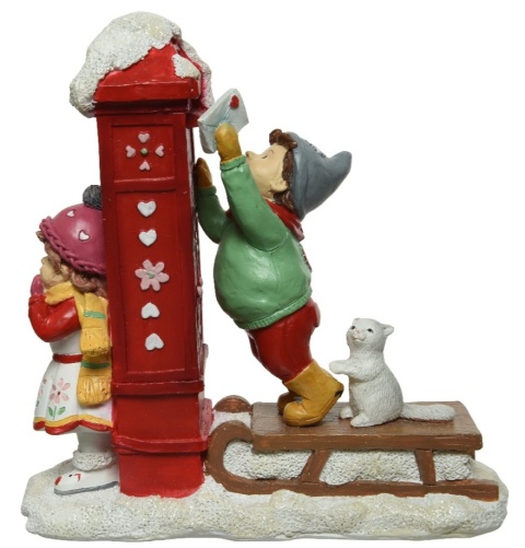 Dzieci przy skrzynce na listy SKARBONKA (520513)-20%