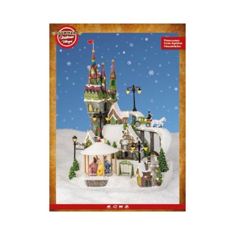 Scenka z zamkiem 1el. ruchomy muzyka 230V (485419)