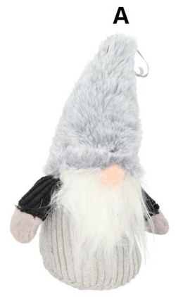 Zawieszka skrzat futrzana czapka22*13*8cm (NM1M10-102A)-20%