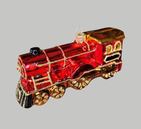 Bauble form: Locomotive red gold (231) SZ