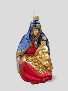 Bombka formowa: Matka Boska z Dzieciątkiem (243) SE