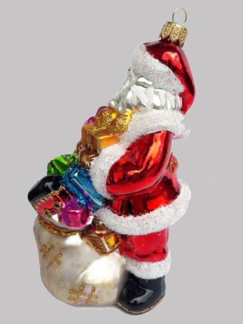 Bauble form: Santa with a bag of gifts (328) SZ