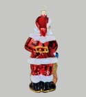 Bauble form: Santa with a bag of gifts (328) SZ