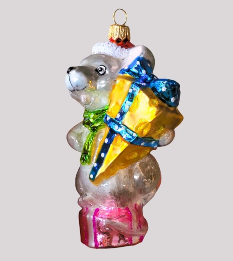 Bombka formowa: Myszka z serem (233) SZW