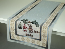 Bieżnik gobelinowy Eden 45x140cm Świąteczne miasteczko (SW247)