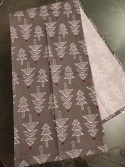Bieżnik 40*180cm bawełniany szary w białe choinki (SJ8-4180) -40%
