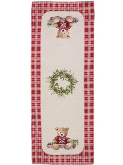 Bieżnik gobelin Eden 40x100cm MIŚ (TX0003-1275RJ)