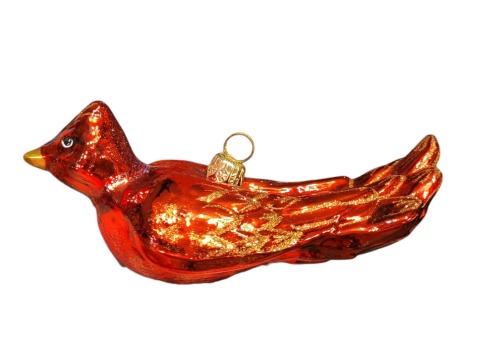 Bombka Komozja: Ptak czerwony