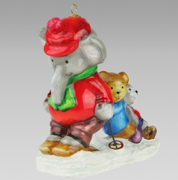 Bombka Komozja: Słoń na nartach (3233K00)-20%